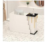 NQNFWCRJ Bancone Reception Compatto Banco Cassa for Negozio Di Abbigliamento Struttura in Acciaio Inossidabile Placcato Oro Doppio Piano Di Appoggio Con Cassetto Chiudibile a Chiave(A,31.5x17.7x37.4)