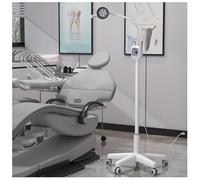 NQNFWCRJ Lampada Chirurgica Mobile a LED Con Rotelle Regolazione Flessibile Dellaltezza Della Testa Della Lampada Ampia Base Con Cinque Rotelle Girevoli Illuminazione Omnidirezionale