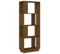 Nqyjm Biblioteca/Separatore di Moneta Marrone Miele 51x25x132 cm Pin | Scaffale a base di supporto, armadio con scomparti per ufficio, sala da pranzo, camera da letto