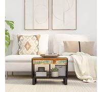 Nqyjm Divano con scomparti per tavolino da caffè, 55 x 50 x 40 cm, in legno di recupero, ideale per ufficio, piccoli spazi