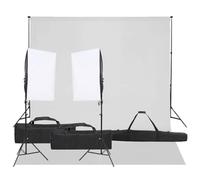 Nqyjm Kit Studio Fotografico con Illuminazione e Sfondo per Prodotto Ritratto Video Fotografia LH474903