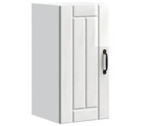 Nqyjm Mobile portaoggetti da appendere con ripiani e anta armadio da cucina Lucca bianco lucido legno ingegneria murale armadio galleggiante per soggiorno modello 1