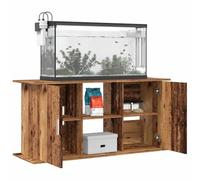Nqyjm Supporto per serbatoio e terrario rettile supporto per acquario vecchio legno, 121 x 41 x 58 cm, legno di ingegneria, mobile di stoccaggio con 2 ante e scomparti per casa ufficio