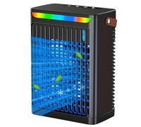NQYZZFA Condizionatore D'aria Portatile, Raffrescatore D'aria Evaporativo Personale, Ventilatore Da Scrivania Alimentato Tramite USB Per Ufficio/Camera Da Letto,Nero