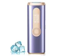 NQYZZFA Dispositivo Di Epilazione IPL 3 in 1 Per Donne E Uomini, Epilazione IPL 16J Con Funzione Di Raffreddamento A Ghiaccio Indolore, Epilazione Laser A 9 Livelli Di Energia,Viola