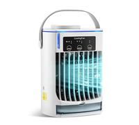 NQYZZFA Raffreddatore D'aria Portatile, Condizionatore D'aria Portatile, Mini Ventilatore Da Tavolo USB Silenzioso, 3 Velocità, Per Ufficio, Casa, Stanza, Scrivania, Auto