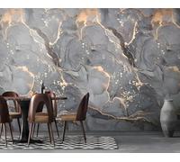 Nr 03 Strisce Carta da Parati da 53cm Totale Larghezza 1,59mt Disegno Completo in TNT Vinilico Pannello Decorativo Ripetibile all'Infinito Fotomurale in Rotolo Alta Qualità Italiana (ENJOY 2 280X53)