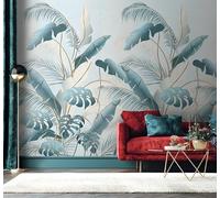 Nr 03 Strisce Carta da Parati da 53cm Totale Larghezza 1,59mt Disegno Completo in TNT Vinilico Pannello Decorativo Ripetibile all'Infinito Fotomurale in Rotolo Alta Qualità Italiana (IBIZA 270x53)