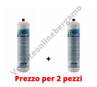 BOMBOLA OSSIGENO 110 BAR SALDATURA CANNELLO TURBO SET 30 90 110 200 ATTACCO 12x1