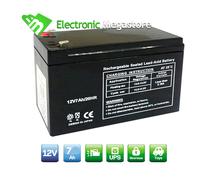 NR 2 PEZZI BATTERIA ERMETICA RICARICABILE A PIOMBO 12V Volt 7Ah 20HR