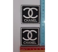 Nr. 2 Toppe Patch Chanel termoadesive ricamate (come in foto)
