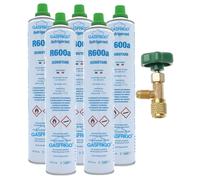 NR. 5 BOMBOLA GAS REFRIGERANTE R600A R600 420 GR + RUBINETTO - FRIGO FREEZER