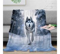 NRAOPEVVD 3D Stampa Husky Blanket Biancheria Da Letto Micropile Ultra Morbido Tutte Le Stagioni Morbido Durevole E Caldo for Sofa And Couch 60x80inch(150x200cm)