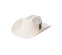 NRBMZYEN Cappello da cowboy in feltro di lana, cappello da cowbot con cintura e piume, unisex, cappello da cowboy a tesa larga (colore 15, colore-57)