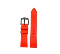 NRERDMT Cinturino da polso a sgancio rapido compatibile con cinturino Casio PROTREK PRW-60 PRW-30 PRW-50 PRW-70YT in gomma fluorurata for orologio sportivo da uomo, 23 mm(Red black pin)