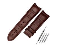 NRERDMT Cinturino for orologio in vera pelle di vitello compatibile con il cinturino for orologio Tissot COUTURIER T035 T035617 627 T035439(Brown NO Buckle,22mm)