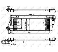 Intercooler Ad Aria Per Renault Megane II BM0/1 CM0/1 Scénic JM0/1