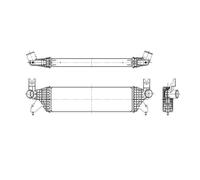 NRF Intercooler 309116 per Suzuki Vitara / SX4 S-Cross (1.4 T AllGrip, 1.0)