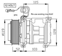 NRF 32660 Compressore aria condizionata