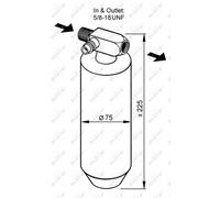 NRF 33079 Essiccatore, Climatizzatore per RENAULT TRUCKS,VOLVO