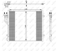 NRF 350129 Condensatore climatizzatore