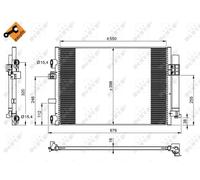 NRF 350209 Condensatore, Climatizzatore per FORD