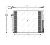 NRF 350325 Condensatore Climatizzatore Per BMW F07 Rolls-Royce GHOST RR4