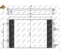 NRF 35608 Condensatore climatizzatore