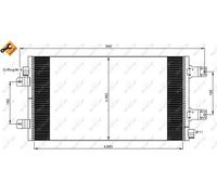 NRF 35880 Condensatore, Climatizzatore per NISSAN,OPEL,RENAULT,VAUXHALL