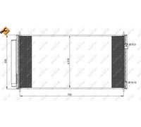Condensatore, impianto di climatizzazione NRF 35943