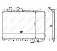 NRF 506518 Radiatore, Raffreddamento motore per FORD USA,MAZDA