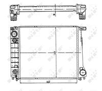 NRF 51350 Radiatore, Raffreddamento motore per BMW