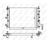 NRF 514436A Radiatore motore