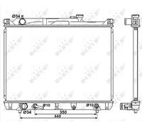 NRF 53037 Radiatore, Raffreddamento motore per SUZUKI