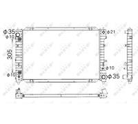 NRF 53378 Radiatore, Raffreddamento motore per FORD,MAZDA