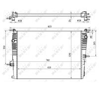 NRF 53965 Radiatore motore