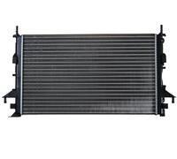 Radiatore Alette di raffreddamento montate meccanicamente 58318 NRF per RENAULT