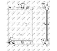 NRF 59207 di raffreddamento del motore