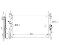 Radiatore, raffreddamento motore NRF 59272