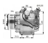 NRF Compressore D'Aria per Honda Civic