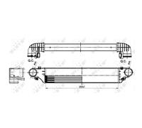 NRF Intercooler per Mercedes Classe CLC CLK
