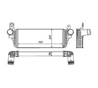 NRF Intercooler per VW California Multivan Transporter