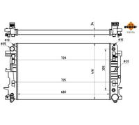 Nrf Radiatore Refrigerante Radiatore In Alluminio Per Mercedes-Benz Sprinter
