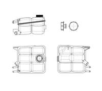 NRF 454015 Serbatoio compensazione, Refrigerante per FORD,MAZDA,VOLVO