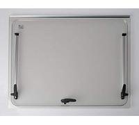 NRF srl Vetro di Ricambio 1268x534 per Finestra Camper Seitz 1300x600 - Colore Grigio - compresi Accessori