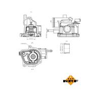 NRF Termostato Refrigerante Con Guarnizione Per Mercedes E-Class W210 S210 VF210