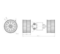 NRF Ventilatore Interno per BMW Serie
