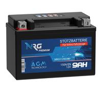 NRG Batteria di Supporto 9Ah 12V AGM Start e Stop 31296300 Volvo