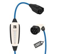 NRGkick 16A Light 5m Pure, Mobile Wallbox 11kW - Stazione di Ricarica Portatile 16A per Auto elettriche, Compatibile con Tutti i Veicoli EV