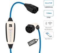 NRGkick 16A Light 7.5m Pure, Mobile Wallbox 11kW - Stazione di Ricarica Portatile 16A per Auto elettriche, Compatibile con Tutti i Veicoli EV